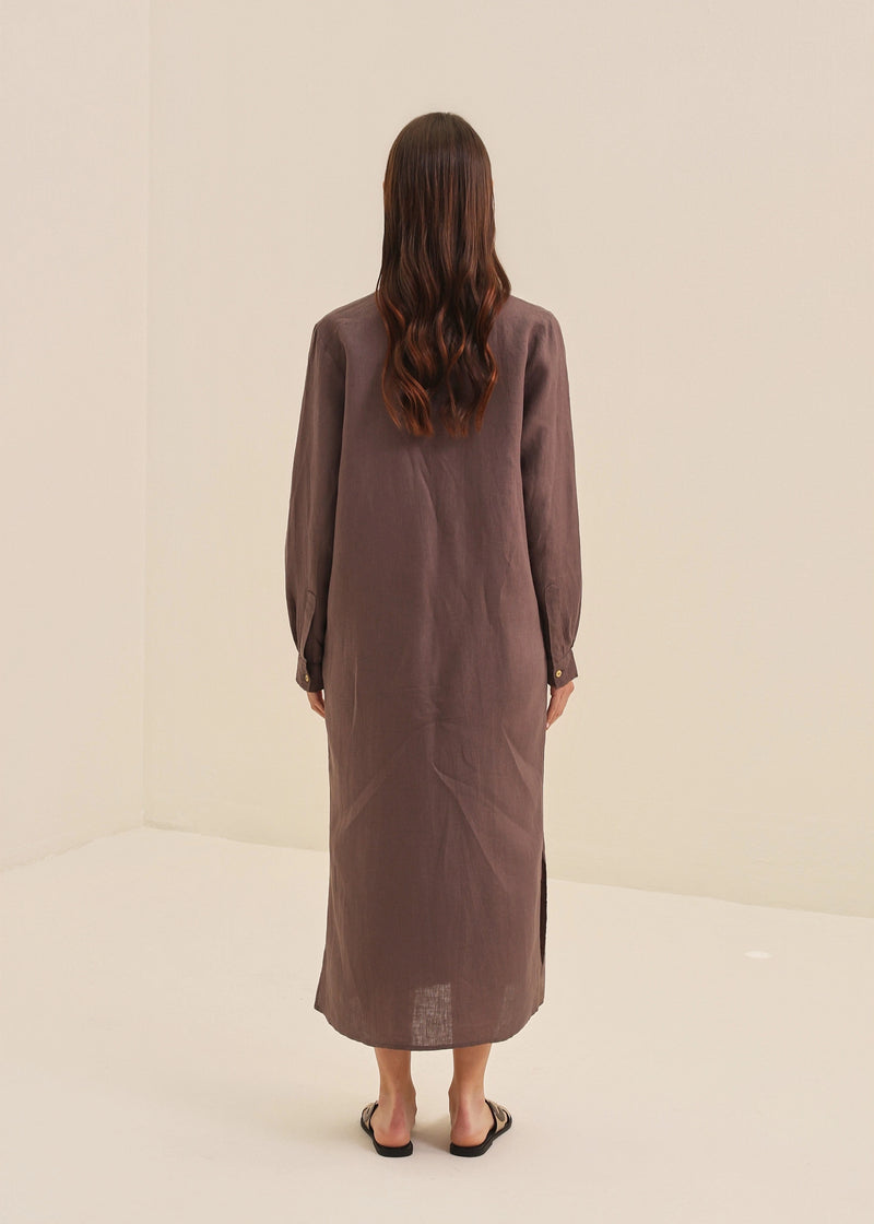 HUCA SUCA COCOBROWN SHIRT DRESS